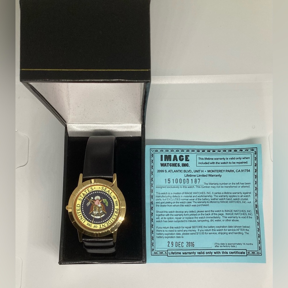 Vintage Seal of the President of the United States Watch